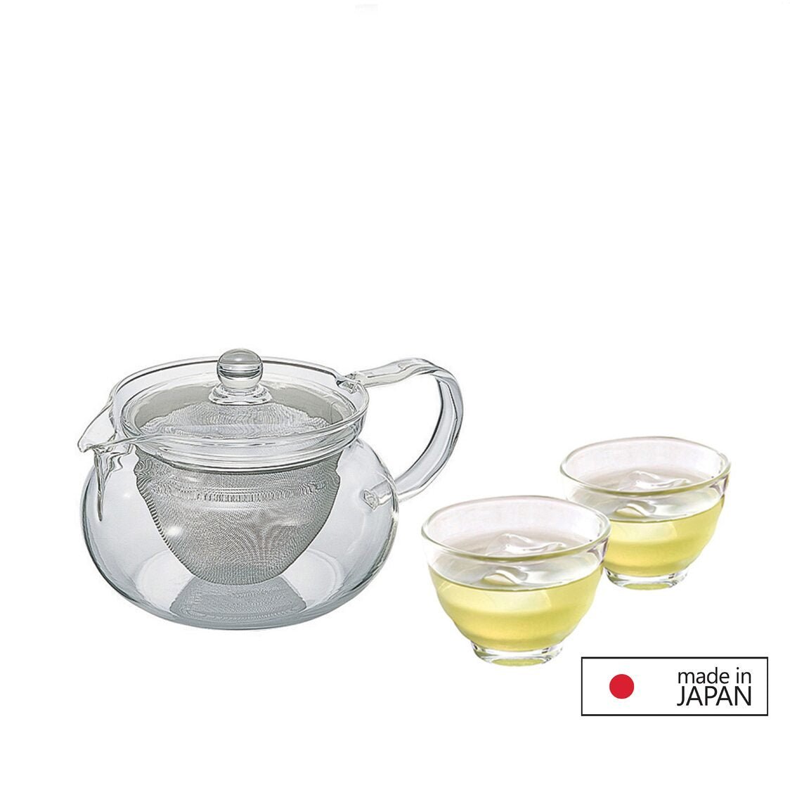 Hario 2 Cup "Cha Cha Kyusu" Tea Pot Set 450ml (CHJMN - HU - 2 - 18) - Metro Singapore Departmental Store - Celebrating 69 Years in SG