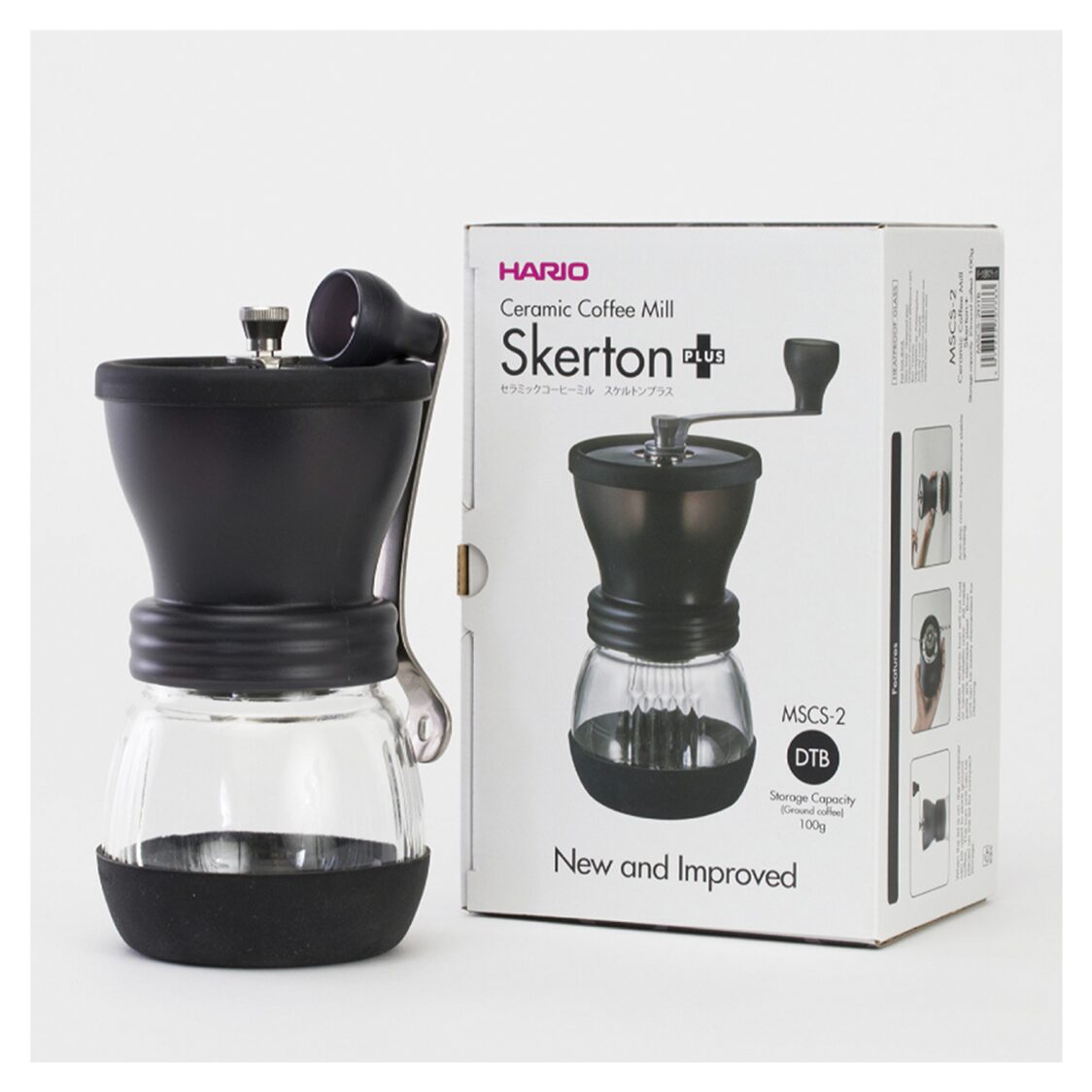Hario Ceramic Coffee Mill Skerton (MSCS - 2DTB) - Metro Singapore Departmental Store - Celebrating 69 Years in SG