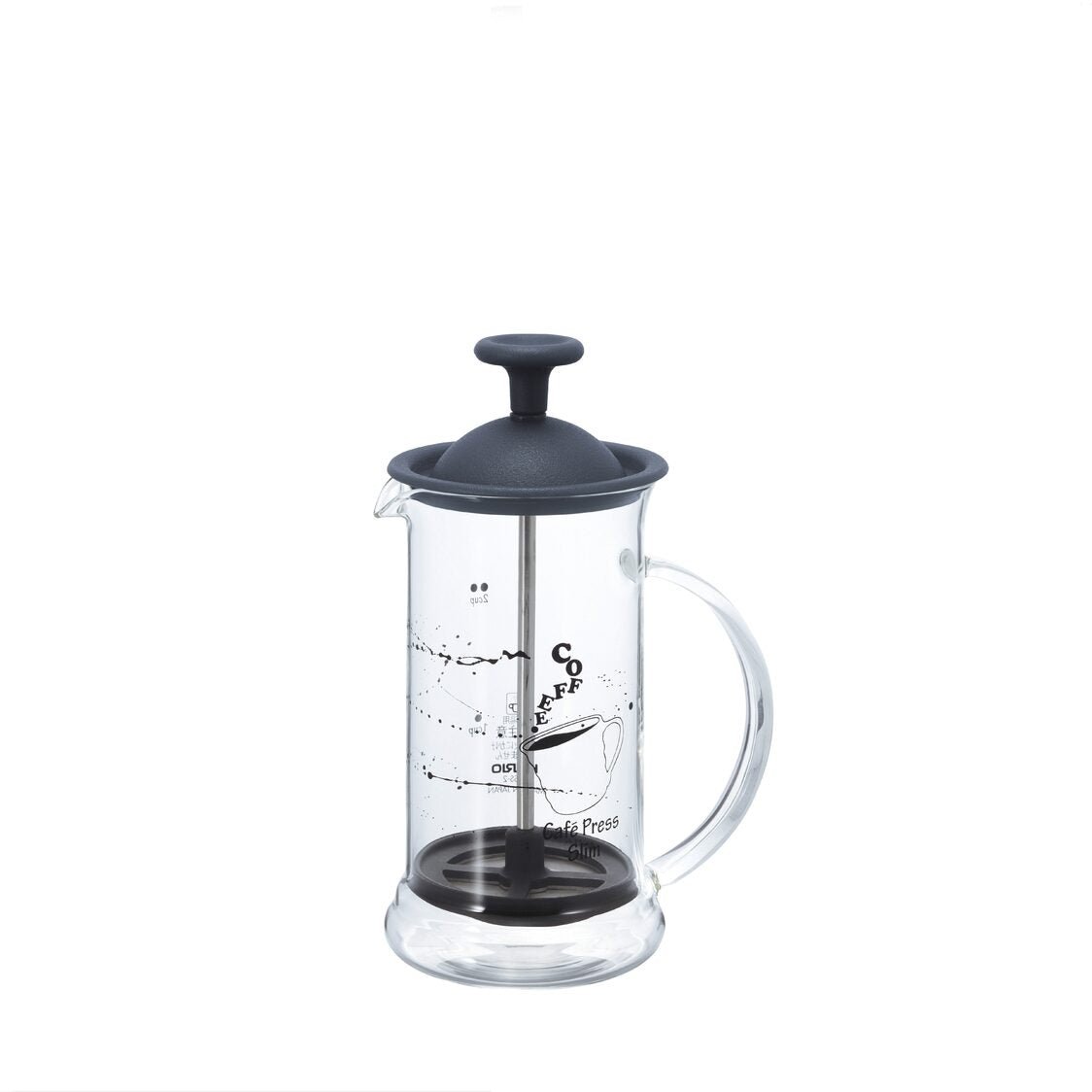 Hario Coffee Press Slim 240ml - Transparent Black (CPSS - 2TB) - Metro Singapore Departmental Store - Celebrating 69 Years in SG
