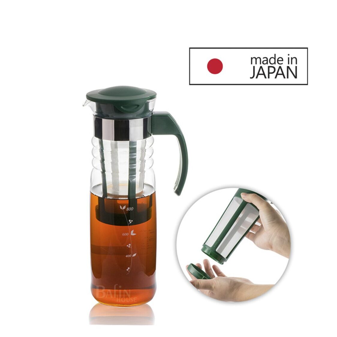 Hario "Mizudashi" Cold Brew Tea Pot 1000ml - (HCC - 12DC) - Metro Singapore Departmental Store - Celebrating 69 Years in SG
