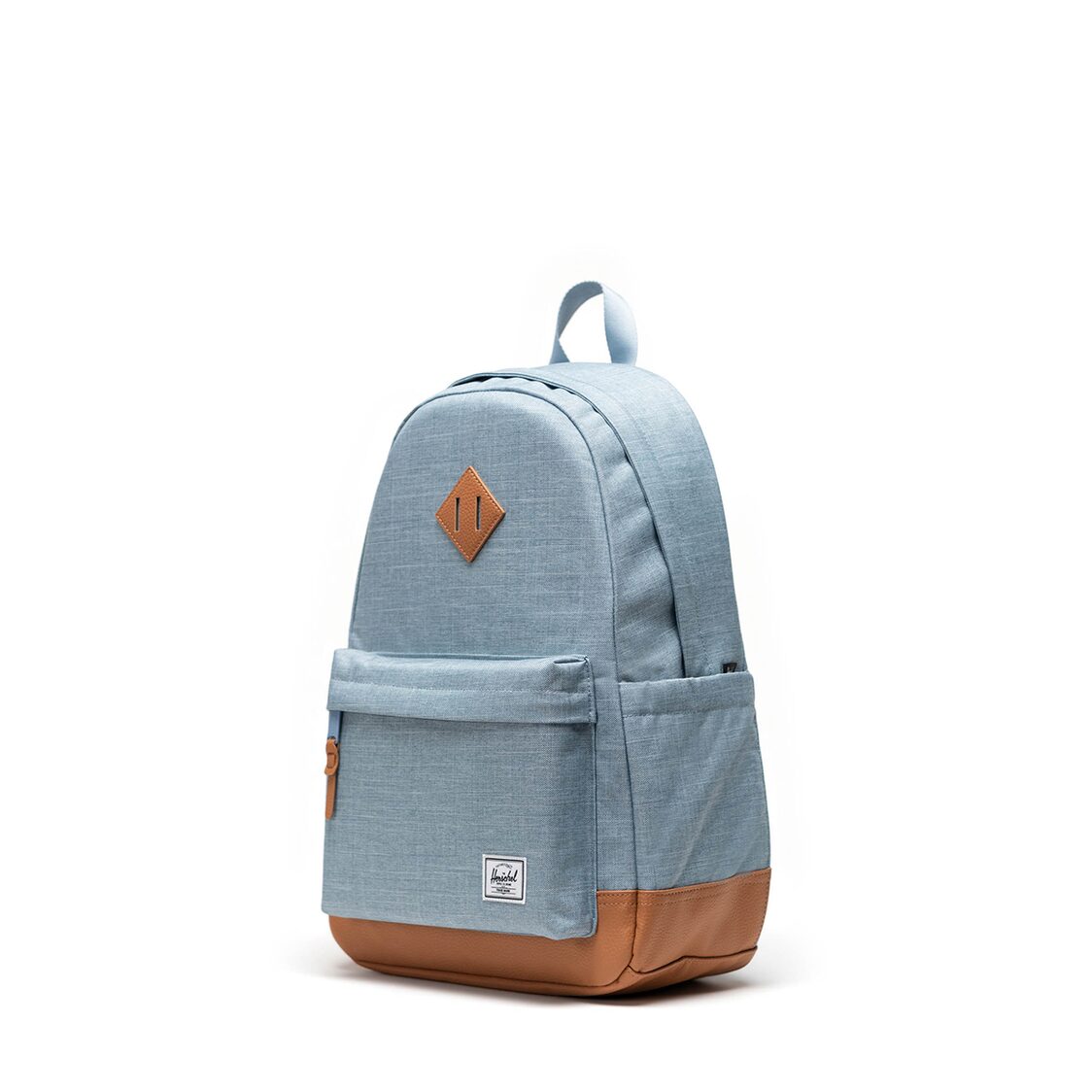 Herschel Heritage Backpack - Ashley Blue Crosshatch/Natural - Metro Singapore Departmental Store - Celebrating 69 Years in SG
