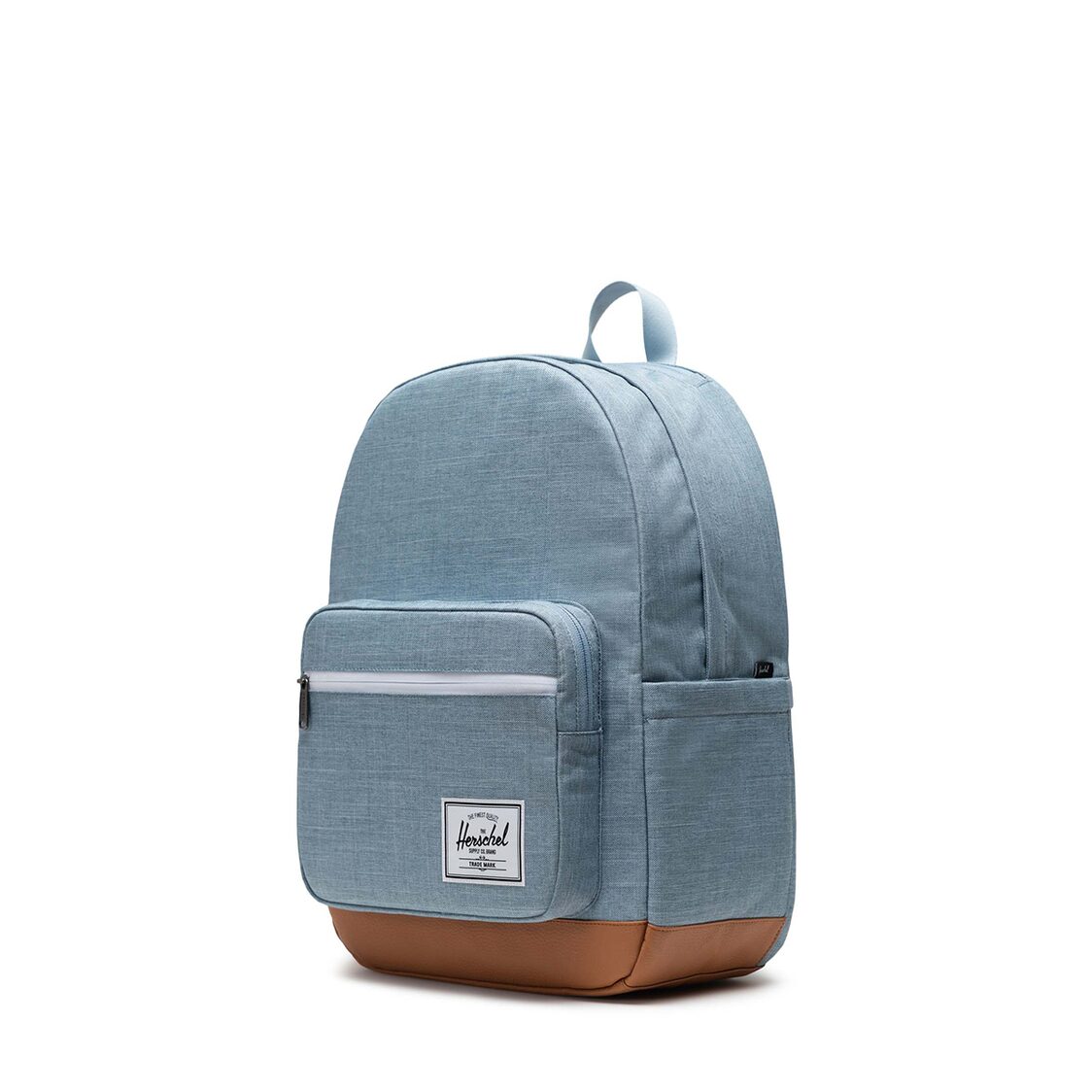 Herschel Pop Quiz Backpack - Ashley Blue Crosshatch/Natural - Metro Singapore Departmental Store - Celebrating 69 Years in SG