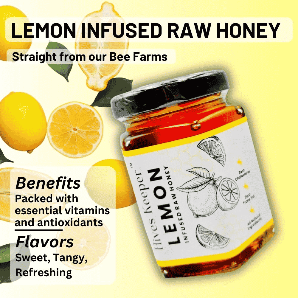 Hives Keeper Premium Lemon Infused Raw Honey 250g - Metro Singapore Departmental Store - Celebrating 69 Years in SG