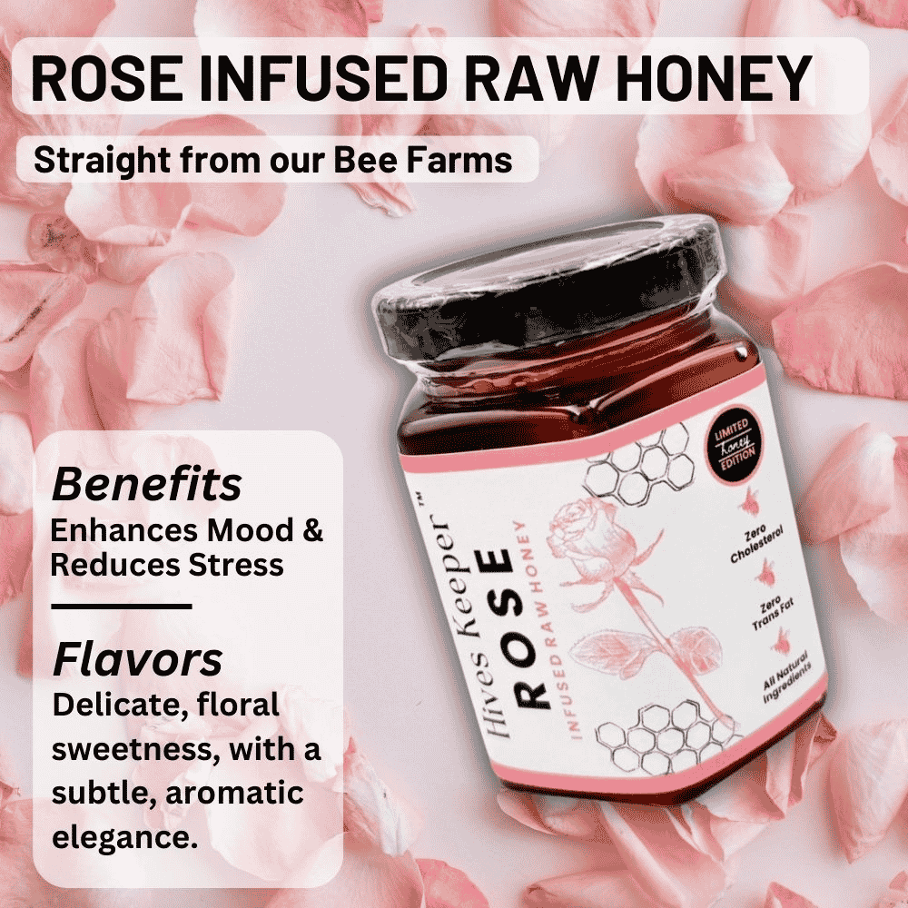 Hives Keeper Premium Rose Infused Raw Honey (Limited Honey Collection) 250g - Metro Singapore Departmental Store - Celebrating 69 Years in SG