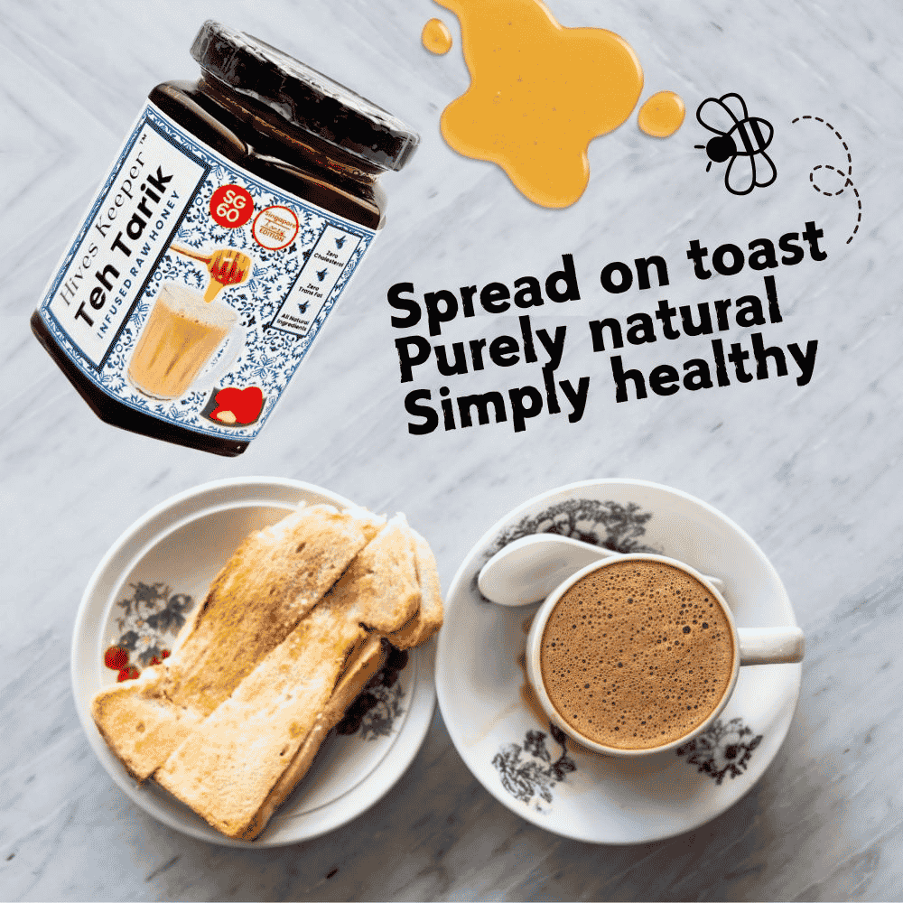 Hives Keeper Premium Singapore Edition Teh Tarik Infused Raw Honey 250g - Metro Singapore Departmental Store - Celebrating 69 Years in SG
