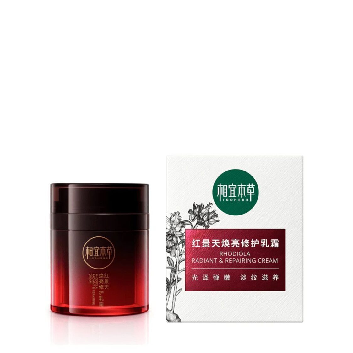 Inoherb Rhodiola Radiant & Repairing Cream 50g - Metro Singapore Departmental Store - Celebrating 69 Years in SG