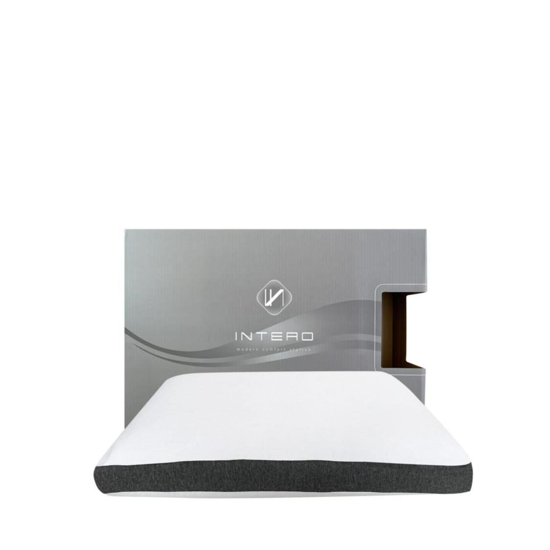 Intero Visco - AIR Charcoal - Infused Memory Foam Pillow Firm Comfort - Metro Singapore Departmental Store - Celebrating 69 Years in SG
