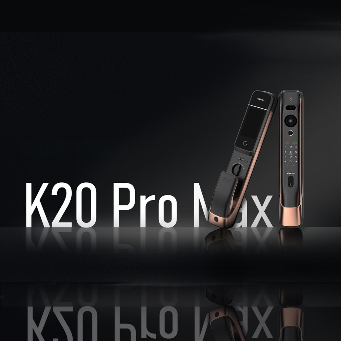 Kaadas K20 Pro Max Coppper + R8GD Lock Bundle - Metro Singapore Departmental Store - Celebrating 69 Years in SG