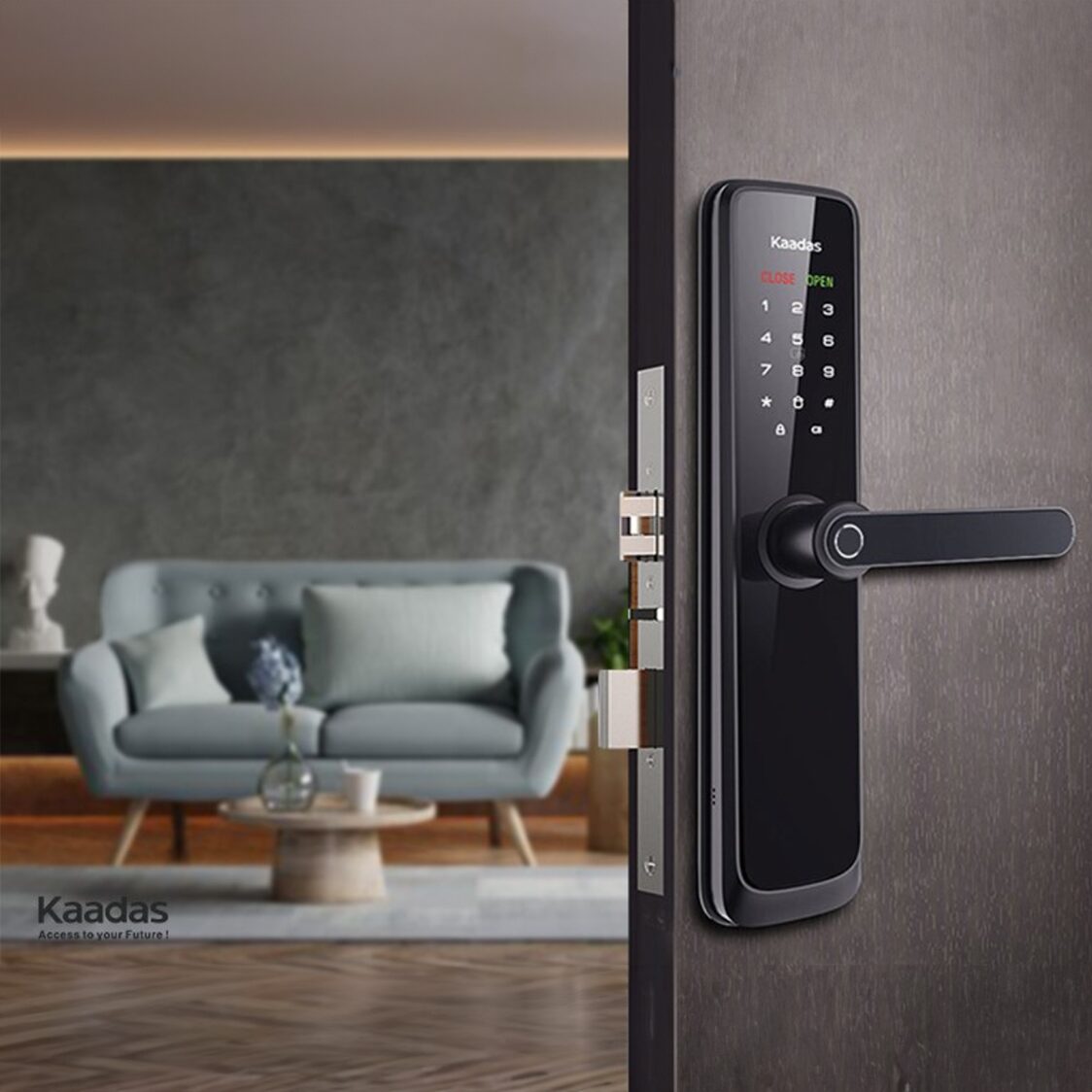 Kaadas L7 Digital Lock - Black - Metro Singapore Departmental Store - Celebrating 69 Years in SG