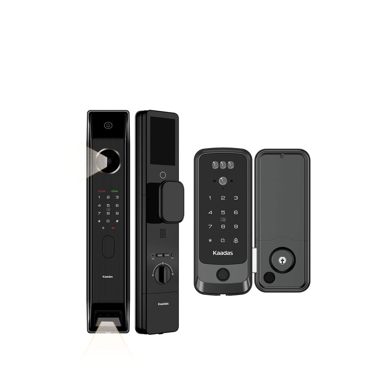 Kaadas P30 Pro Max Mortise Digital Door Lock (Fire Rated Certified) + R9 KFV Digital Gate Lock Bundle - Metro Singapore Departmental Store - Celebrating 69 Years in SG