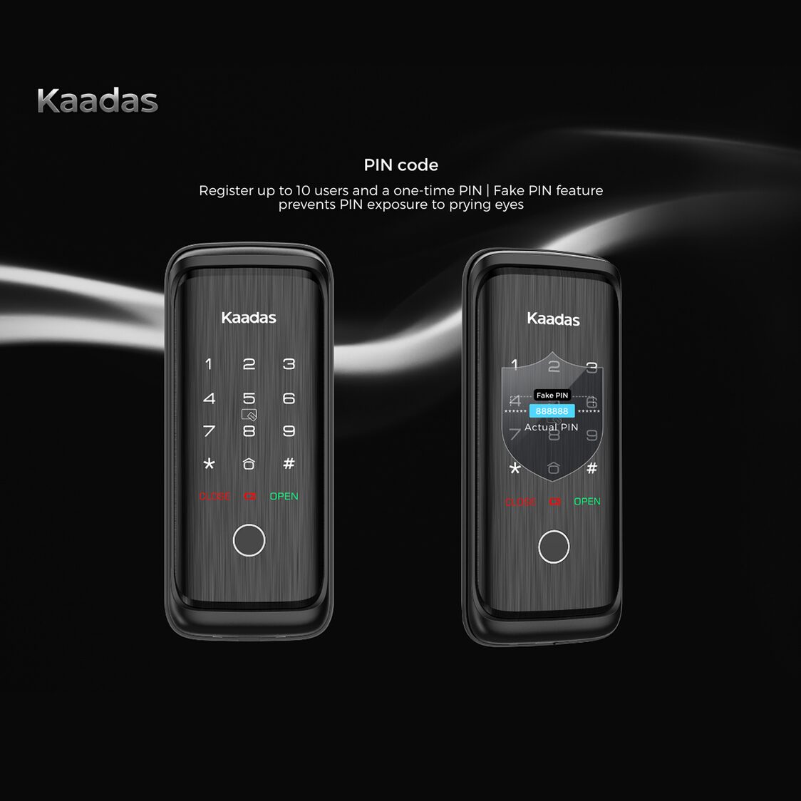 Kaadas R8 Digital Lock - Black - Metro Singapore Departmental Store - Celebrating 69 Years in SG