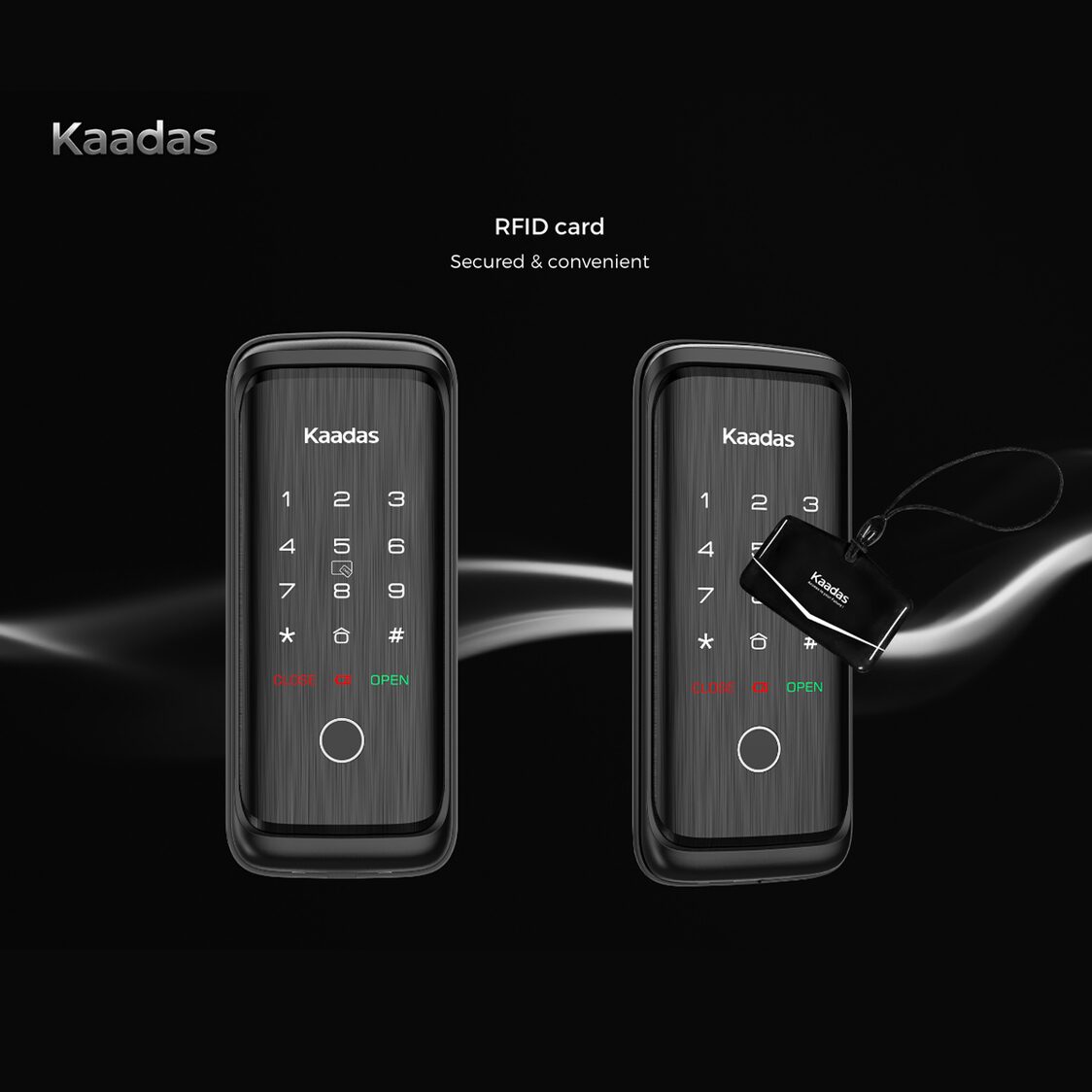 Kaadas R8 Digital Lock - Black - Metro Singapore Departmental Store - Celebrating 69 Years in SG