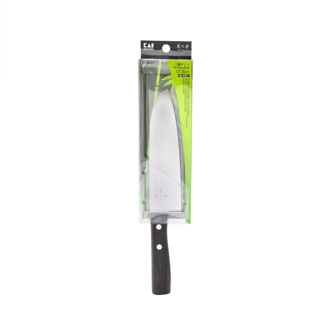 Kai Seki Manju Wooden Handle Santoku Knife 17.5 cm BE - 0551 - Metro Singapore Departmental Store - Celebrating 69 Years in SG