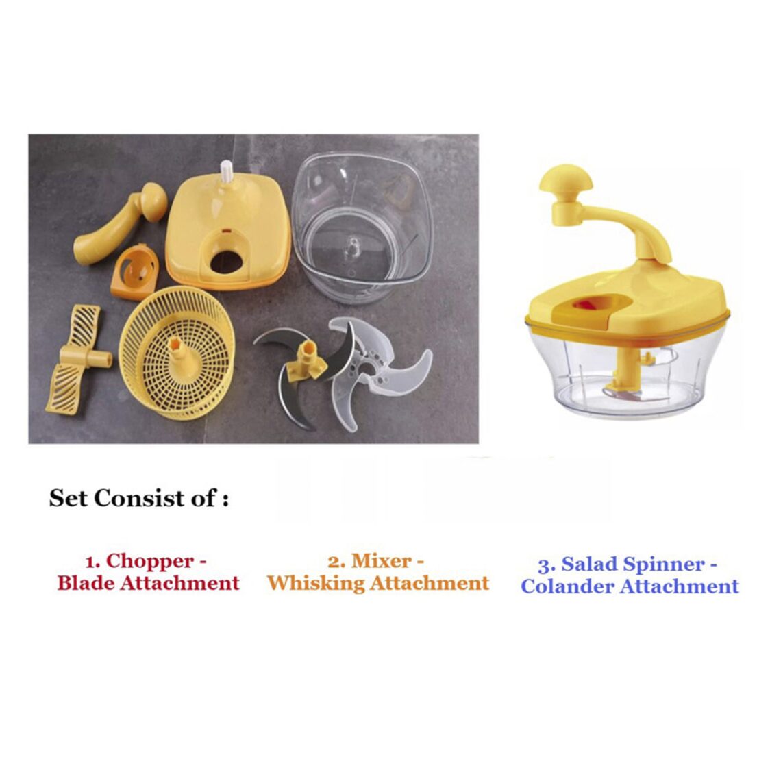 Kai Three - In - One Rotary Master Chopper DH - 7220 - Metro Singapore Departmental Store - Celebrating 69 Years in SG