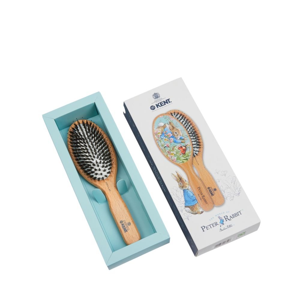Kent Brushes PR01 - Peter Rabbit Large Bristle and Nylon Mix Hairbrush In Gift Box - Metro Singapore Departmental Store - Celebrating 69 Years in SG