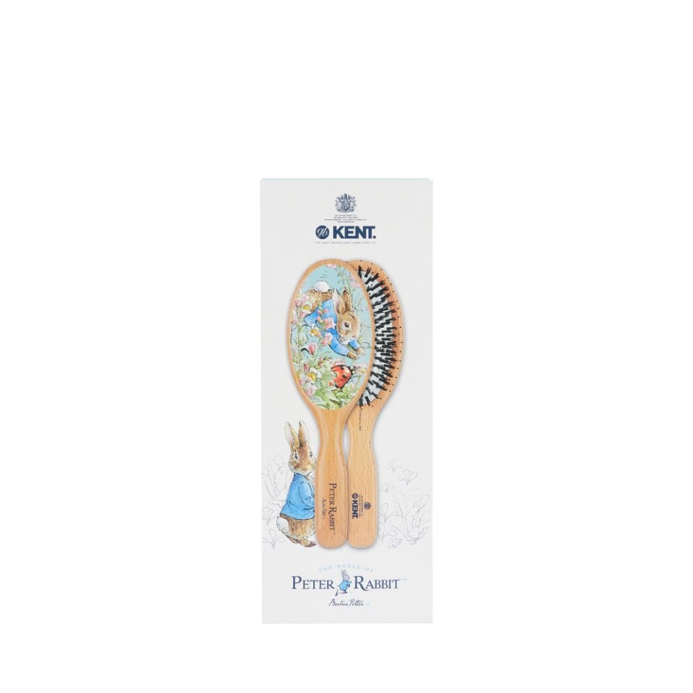 Kent Brushes PR01 - Peter Rabbit Large Bristle and Nylon Mix Hairbrush In Gift Box - Metro Singapore Departmental Store - Celebrating 69 Years in SG