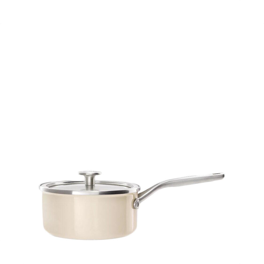 KitchenAid Enamel Cream Saucepan 18cm/2L GPKA668466 - Metro Singapore Departmental Store - Celebrating 69 Years in SG