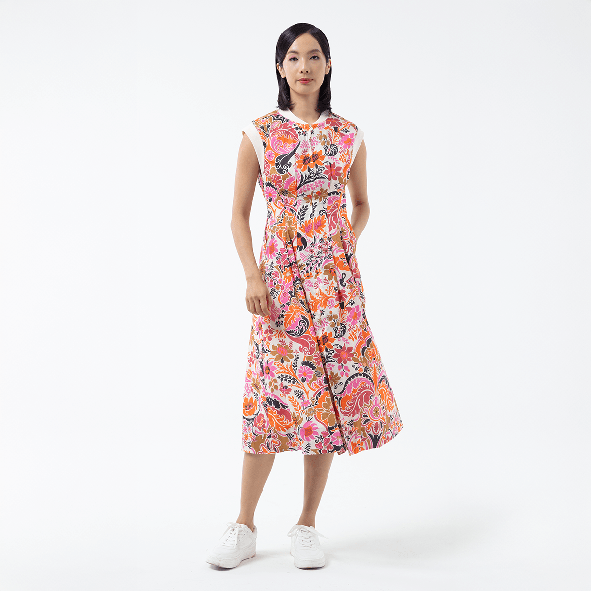 K/Woods Bloom Midi Dress - Metro Singapore Departmental Store - Celebrating 69 Years in SG