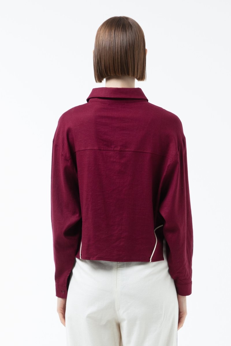 K/Woods Boundline Crop Shirt - Metro Singapore Departmental Store - Celebrating 69 Years in SG