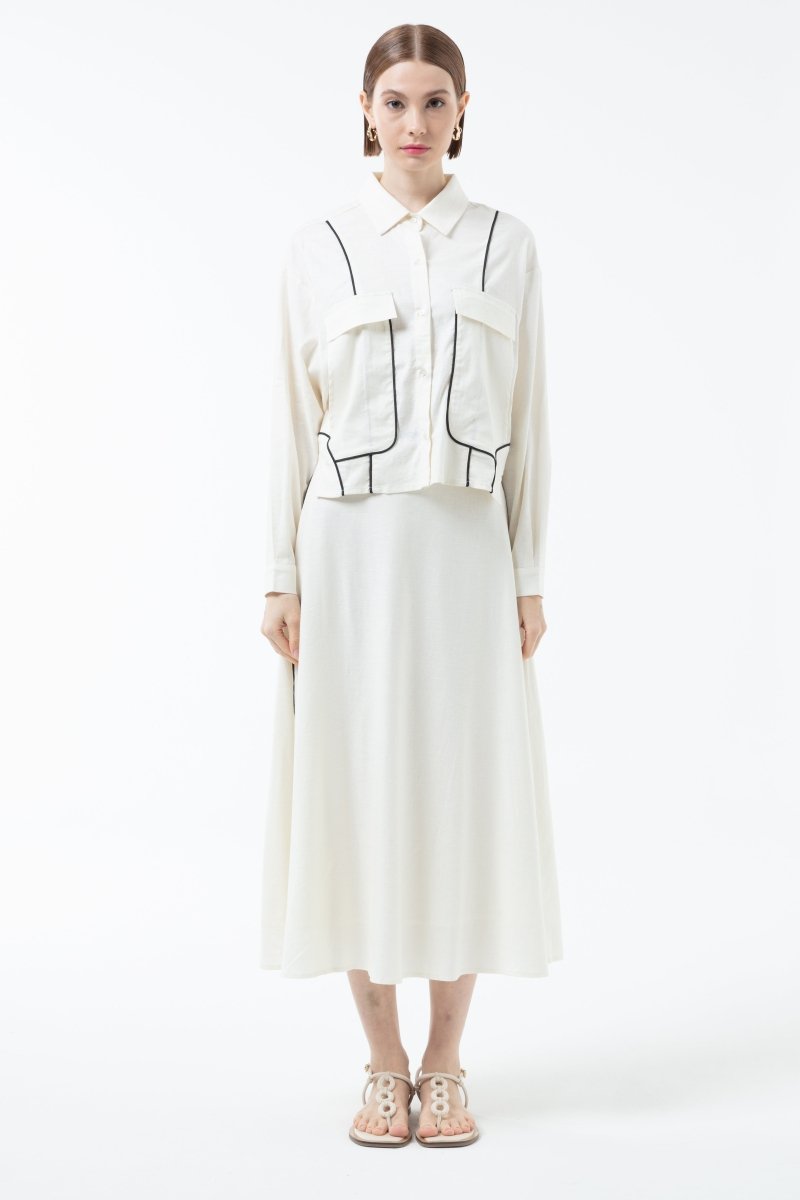 K/Woods Boundline Crop Shirt - Metro Singapore Departmental Store - Celebrating 69 Years in SG
