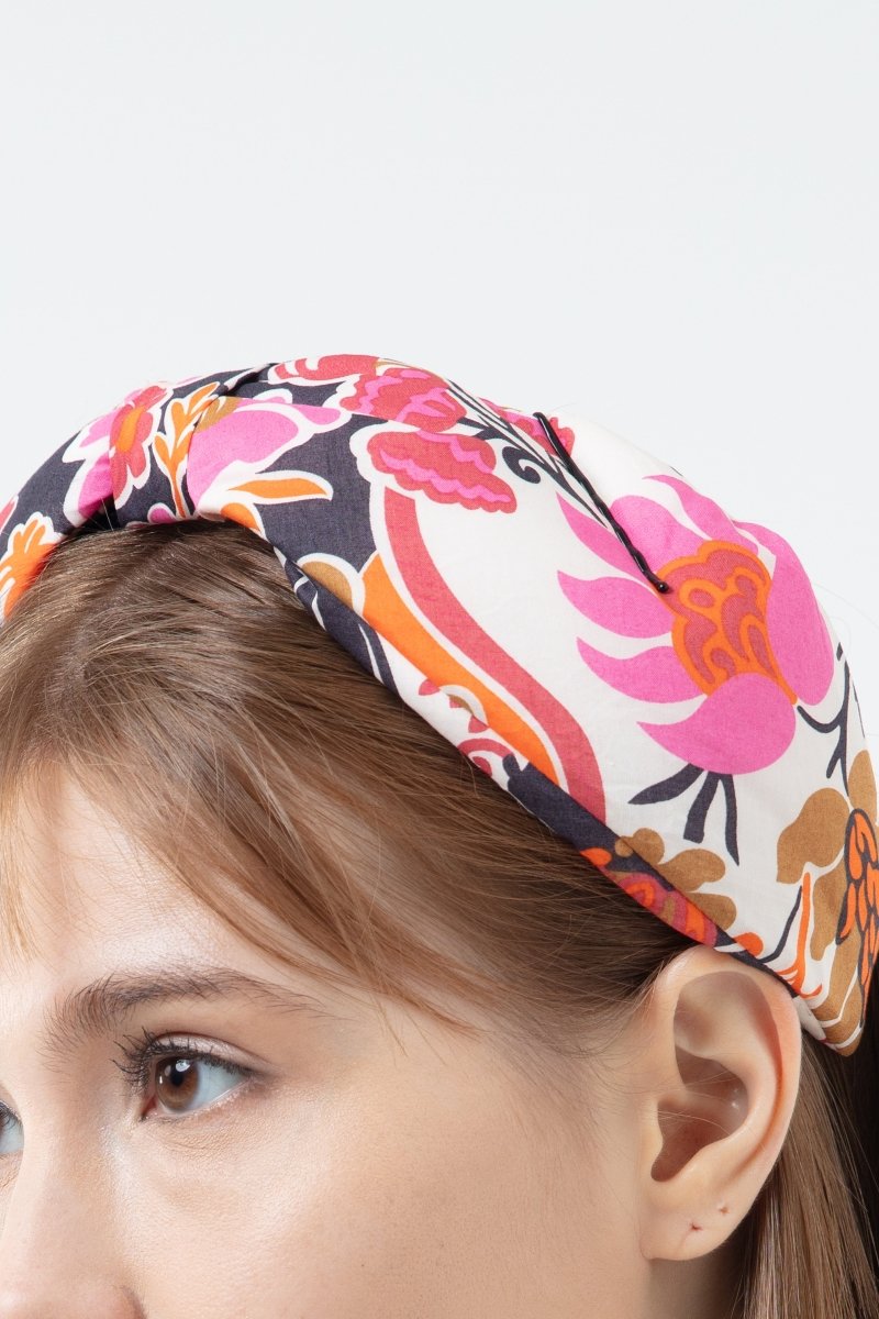 K/Woods Floral Grace Hairband - Flamboyance - Metro Singapore Departmental Store - Celebrating 69 Years in SG