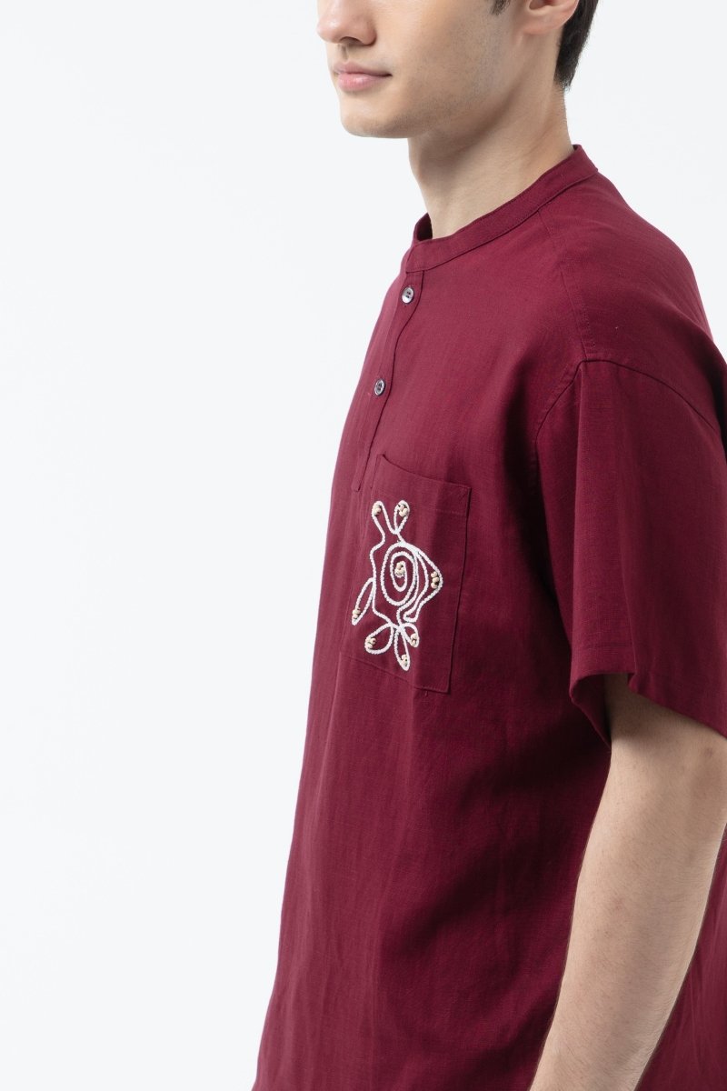 K/Woods Mandarinline Shirt - Metro Singapore Departmental Store - Celebrating 69 Years in SG