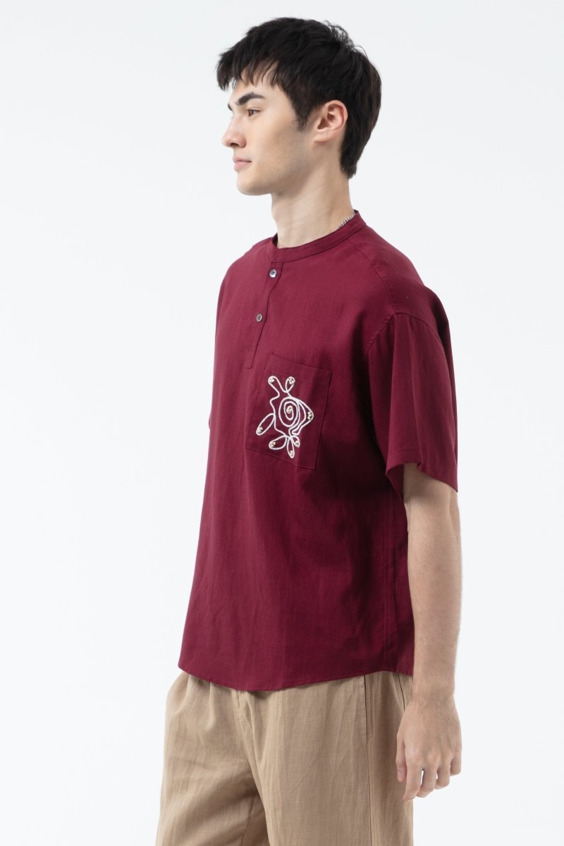 K/Woods Mandarinline Shirt - Metro Singapore Departmental Store - Celebrating 69 Years in SG