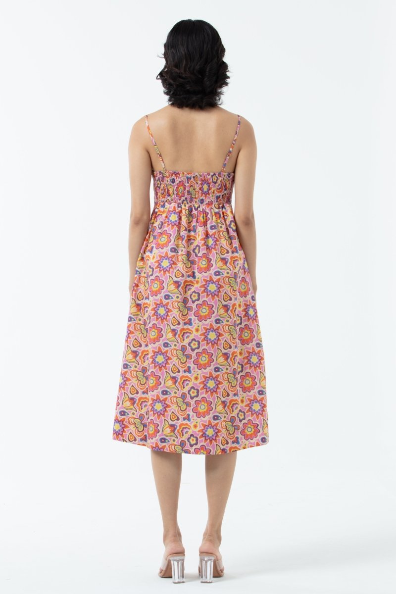 K/Woods Mod Floral Sun Dress - Metro Singapore Departmental Store - Celebrating 69 Years in SG