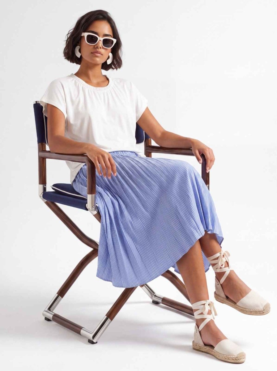 K/Woods Ripple Pleated Skirt - Metro Singapore Departmental Store - Celebrating 69 Years in SG