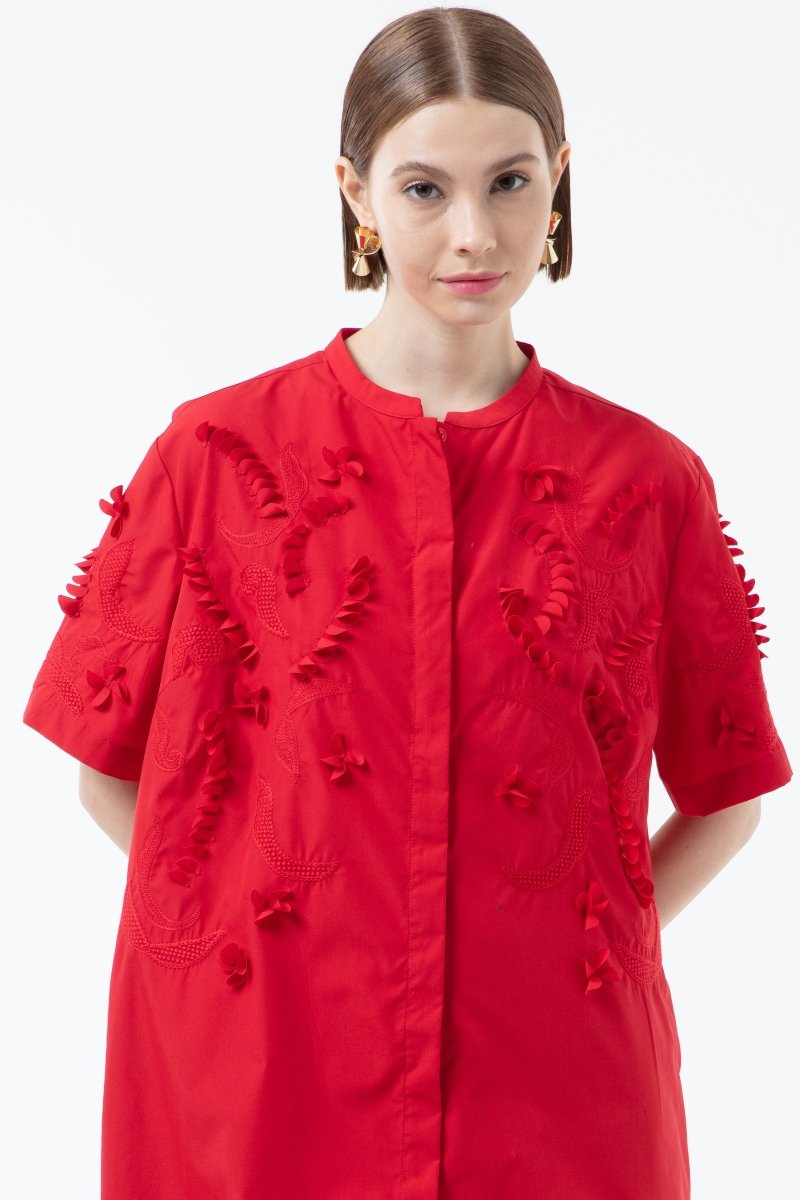 K/Woods Scarlet Blossom Dress - Metro Singapore Departmental Store - Celebrating 69 Years in SG