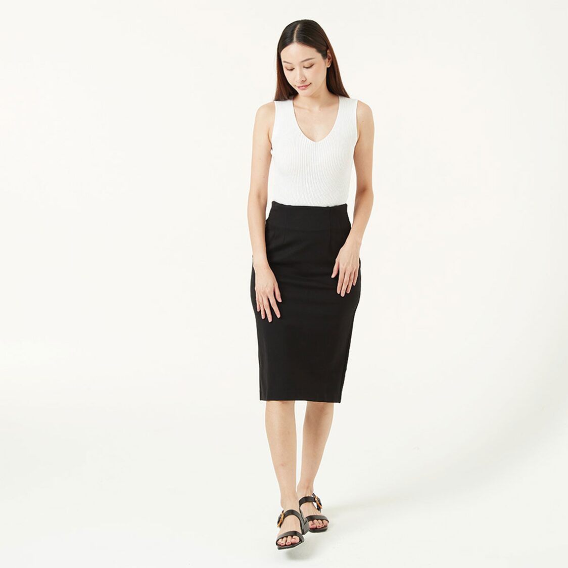 K/Woods Tummy Tuck Skirt In Black - Metro Singapore Departmental Store - Celebrating 69 Years in SG