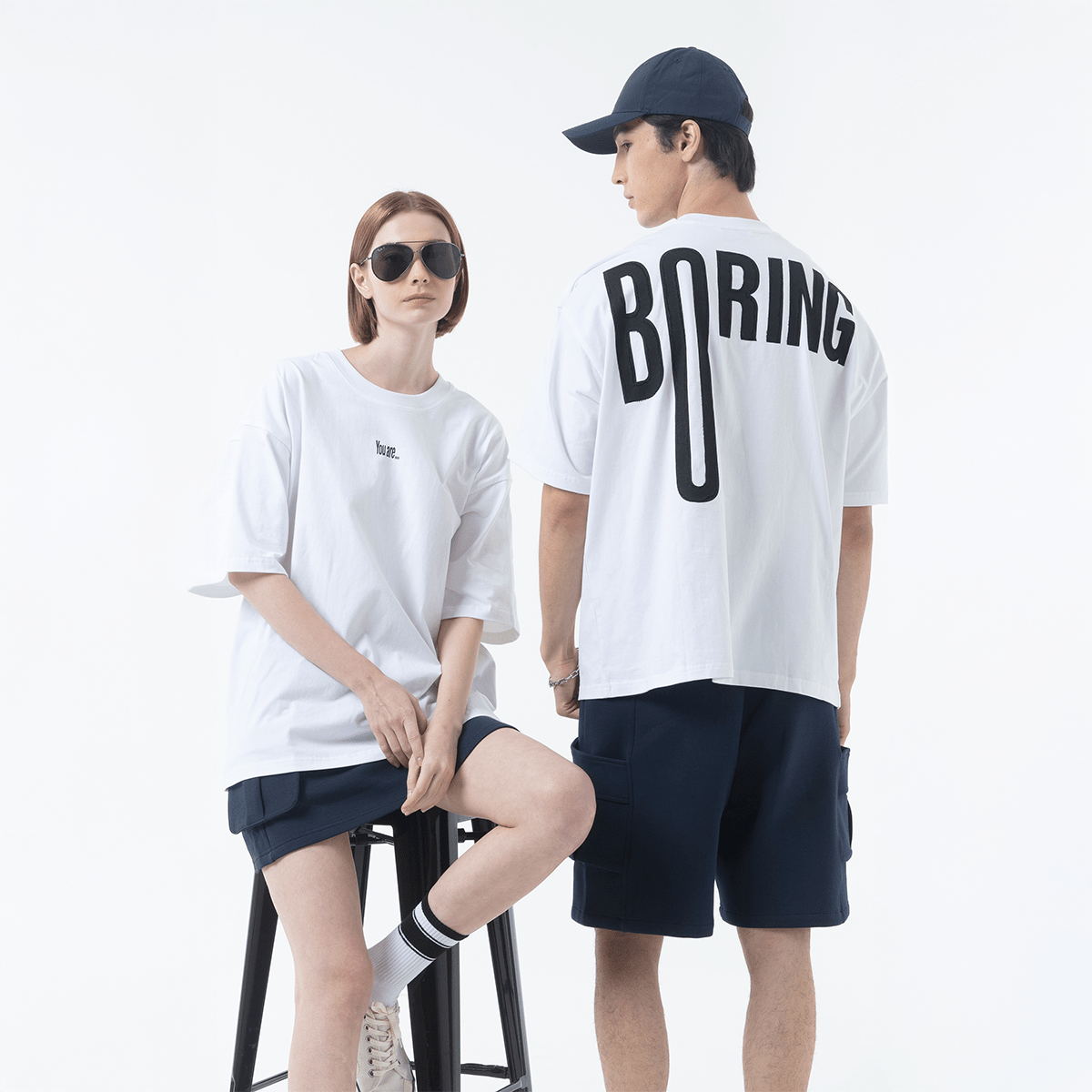K/Woods You Are Boring Oversized T-Shirt - Metro Singapore Departmental Store - Celebrating 69 Years in SG