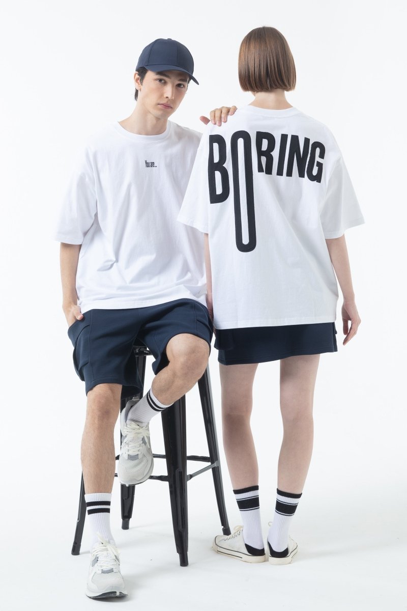 K/Woods You Are Boring Oversized T-Shirt - Metro Singapore Departmental Store - Celebrating 69 Years in SG