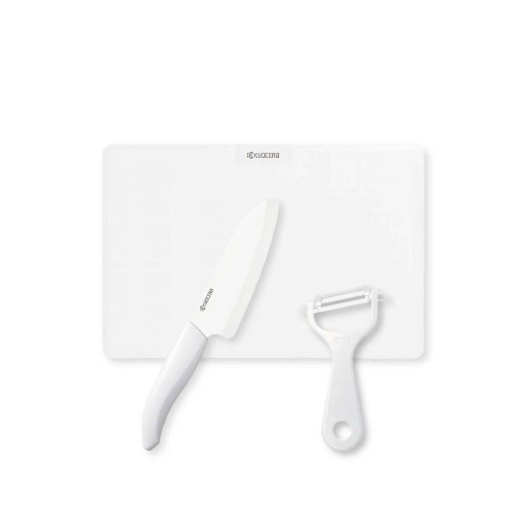 Kyocera 40th Anniversary 3pc Knife Set (SF-34WH-40) - Metro Singapore Departmental Store - Celebrating 69 Years in SG