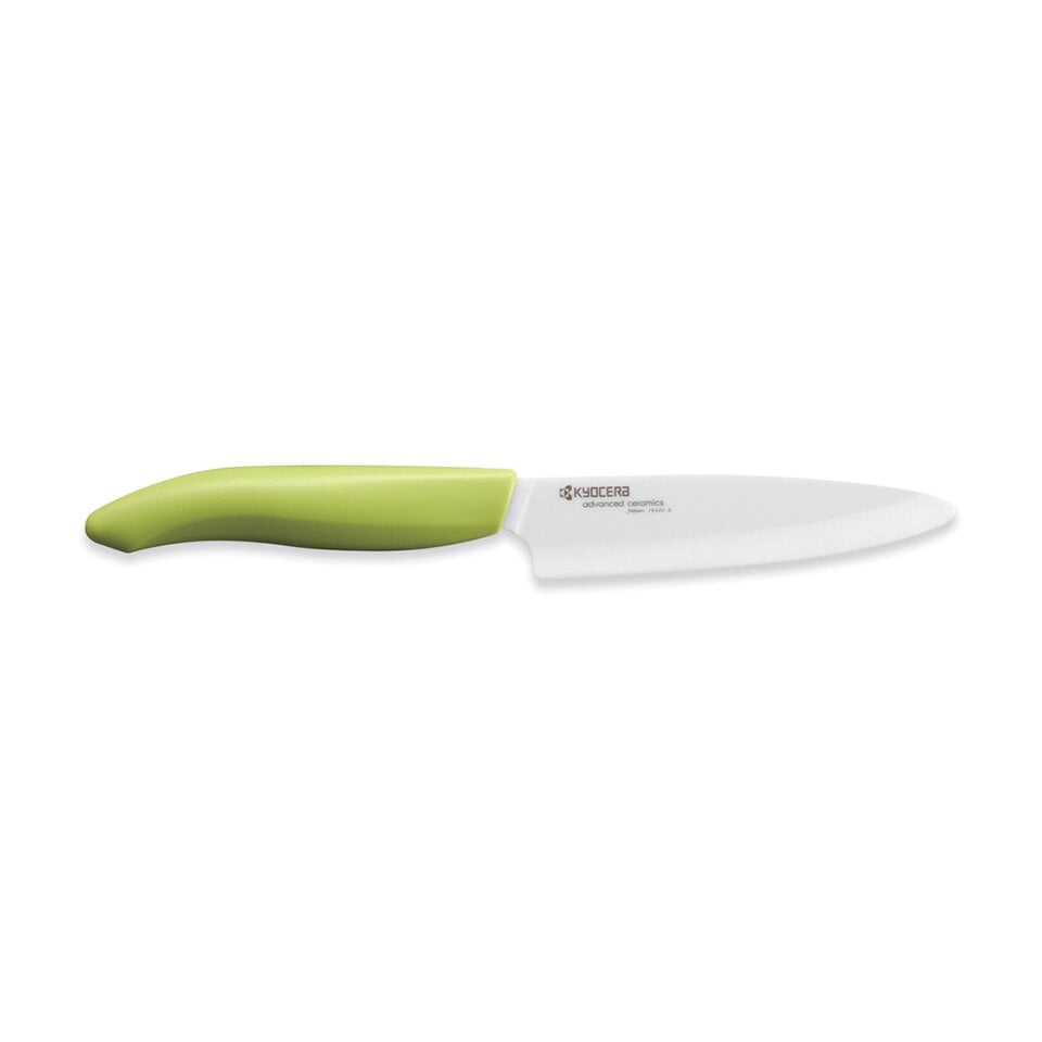 Kyocera 4.5" Advanced Ceramics Utility Knife FK - 110 WH - GR – Green - Metro Singapore Departmental Store - Celebrating 69 Years in SG