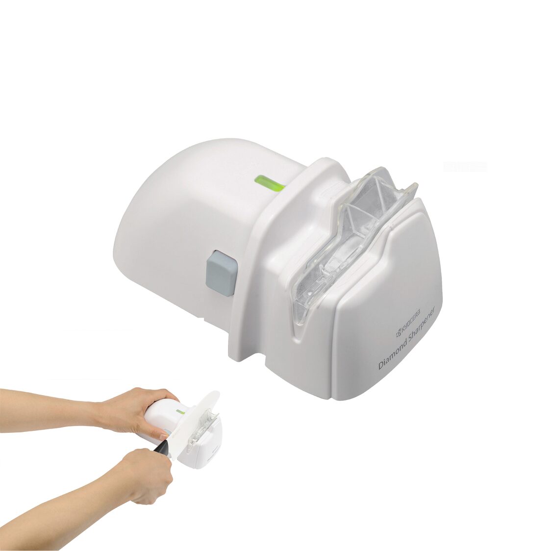 Kyocera Advanced Diamond Hone Knife Sharpener DS - 38 - FP - White - Metro Singapore Departmental Store - Celebrating 69 Years in SG