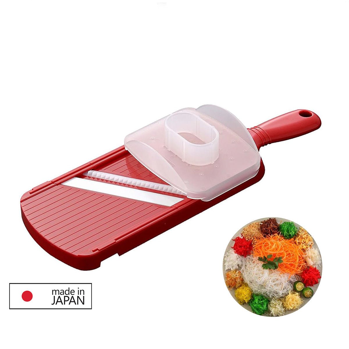 Kyocera Wide Julienne Slicer W Handguard - Red (CSN - 182S - NRD) - Metro Singapore Departmental Store - Celebrating 69 Years in SG