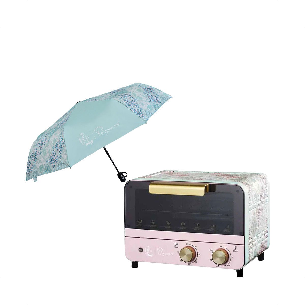 La Gourmet 12L Toaster Oven + Free Emerald Hill Col Umbrella (LGELOV400888+LGEHC425102) - Metro Singapore Departmental Store - Celebrating 69 Years in SG