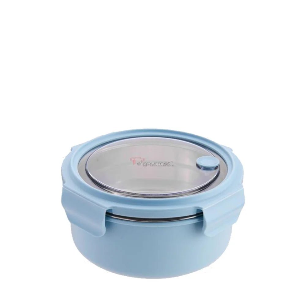 La Gourmet 1L Round Lunch Box With 304 S/S Insert - Metro Singapore Departmental Store - Celebrating 69 Years in SG