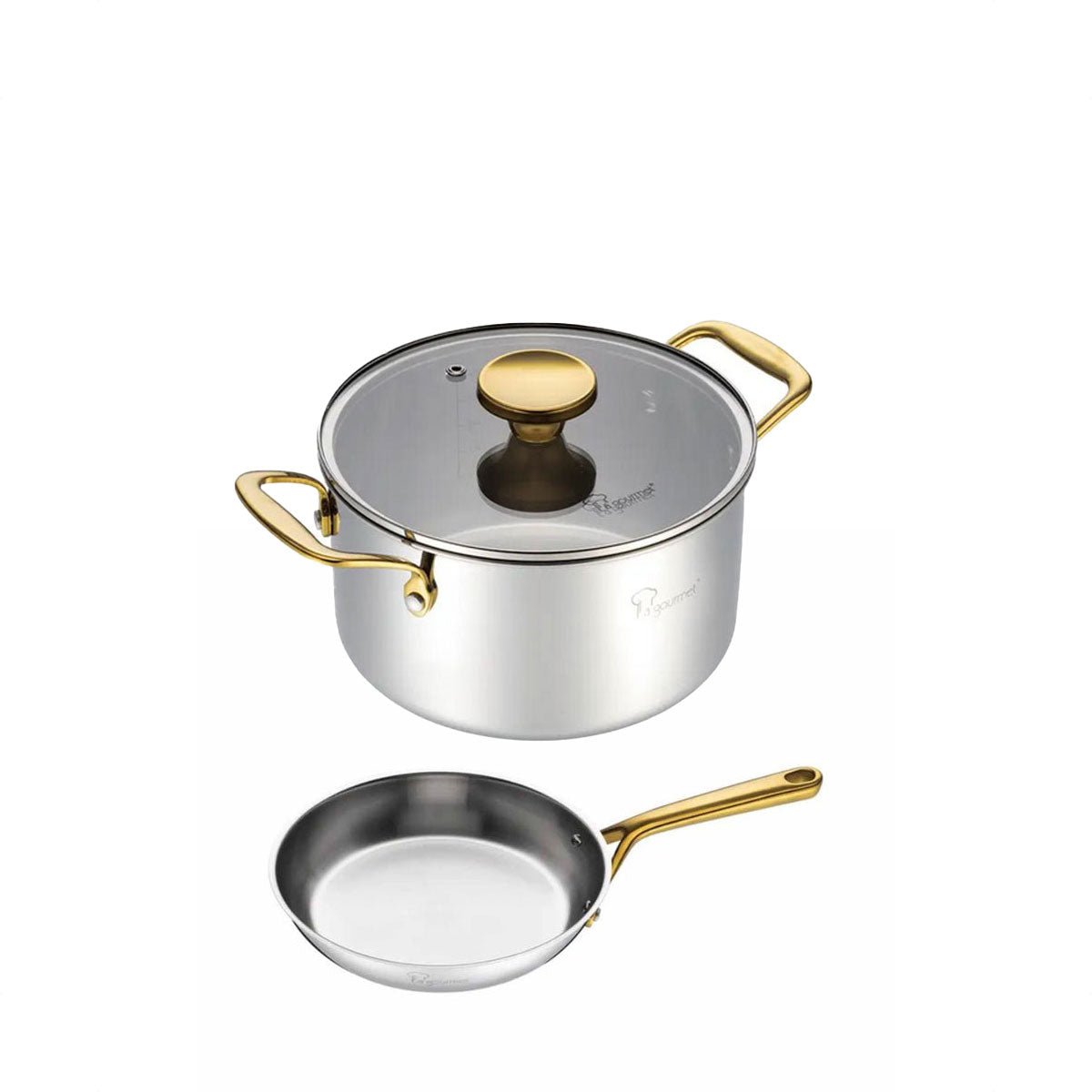 La Gourmet Aureon 20cm Casserole + 24cm Frypan 9LGAN436740+LGAN436771) - Metro Singapore Departmental Store - Celebrating 69 Years in SG