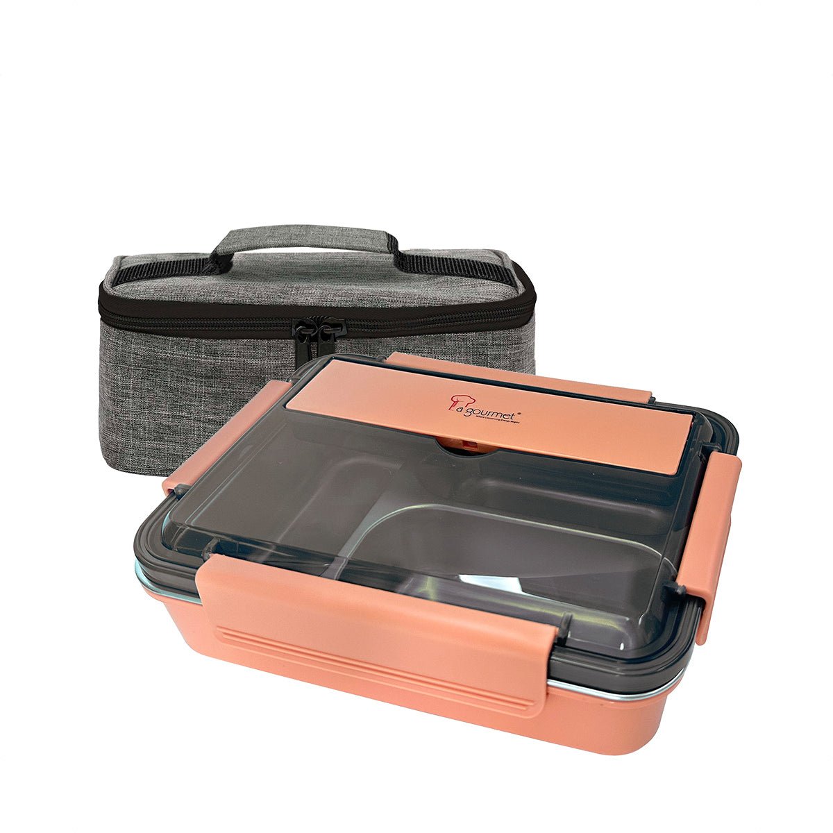 La Gourmet LG Coral Crush 1100ml Lunch Box With Pouch LGCH421999 - Metro Singapore Departmental Store - Celebrating 69 Years in SG