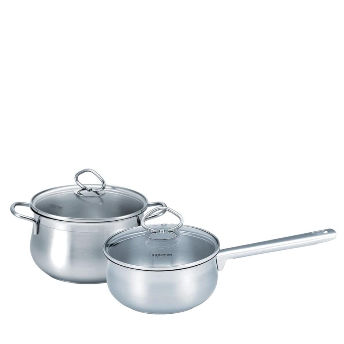 La Gourmet Mini Set 14cm Saucepan +18cm Casserole LGOL017987 - Metro Singapore Departmental Store - Celebrating 69 Years in SG