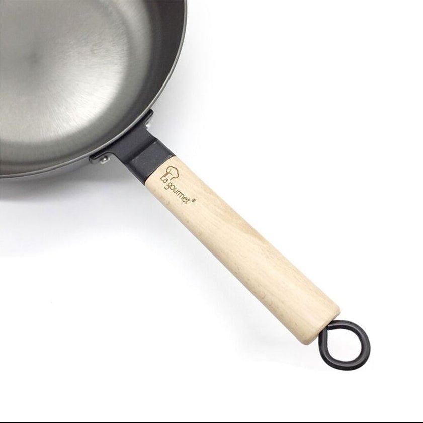 La Gourmet Nitrigan 30cm cast - Iron Open Wok (LGMCWCI347664) - Metro Singapore Departmental Store - Celebrating 69 Years in SG