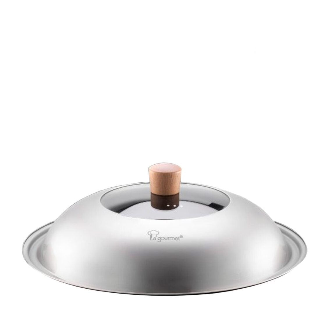 La Gourmet Nitrigan 32cm Semi Glass Stainless Steel Cover - Metro Singapore Departmental Store - Celebrating 69 Years in SG