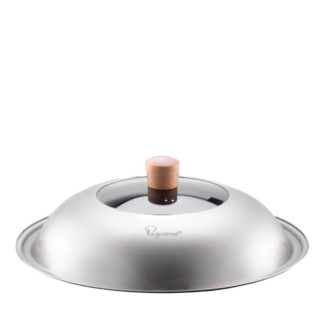 La Gourmet Nitrigan 36cm Semi Glass Stainless Steel Cover LGMCWCI394798 - Metro Singapore Departmental Store - Celebrating 69 Years in SG