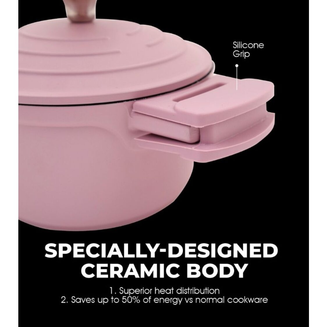 La Gourmet Shogun Ceragan Ceramic 24cm Die - cast Casserole LGPE381118 - Metro Singapore Departmental Store - Celebrating 69 Years in SG