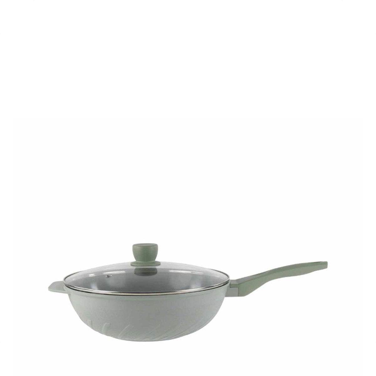 La Gourmet Shogun Kyoto II 32cm Ceramic Wok Green (LGSNKO438447) - Metro Singapore Departmental Store - Celebrating 69 Years in SG