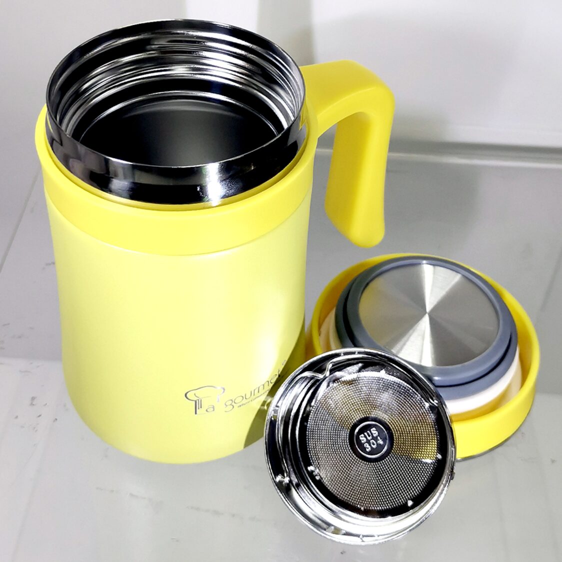 La Gourmet Spring 0.5L Thermal Mug With Strainer - Metro Singapore Departmental Store - Celebrating 69 Years in SG