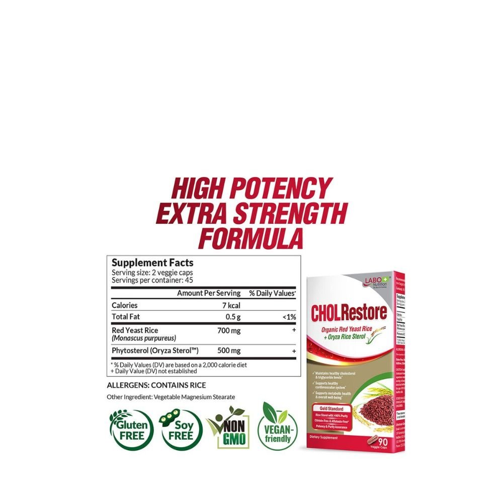 Labo Nutrition CHOLRestore 90 Veggie Caps Twin Pack - Metro Singapore Departmental Store - Celebrating 69 Years in SG
