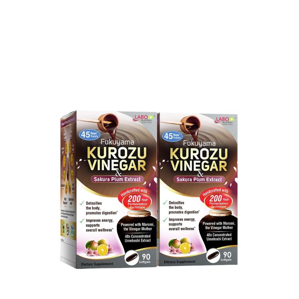 Labo Nutrition Kurozu Vinegar & Sakura Plum Extract 90 Softgels Twin Pack - Metro Singapore Departmental Store - Celebrating 69 Years in SG
